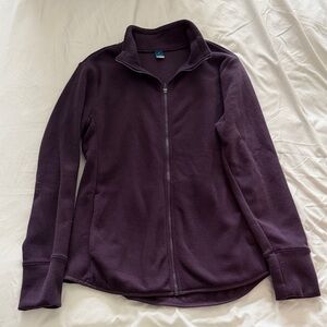 Old Navy Women's Dark Purple Fleece Jacket